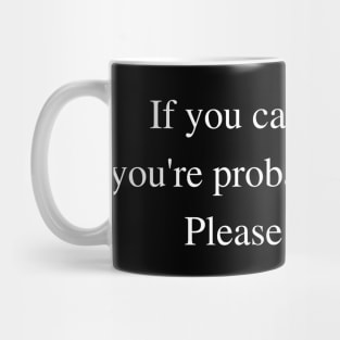 Please go away! Mug